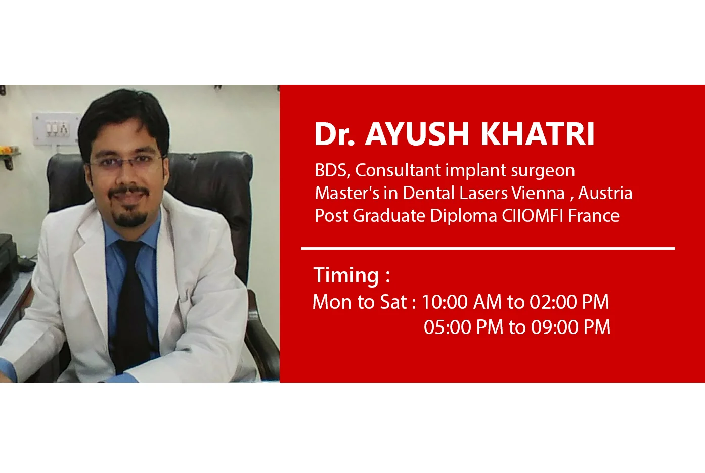 Dr Ayush Khatri 